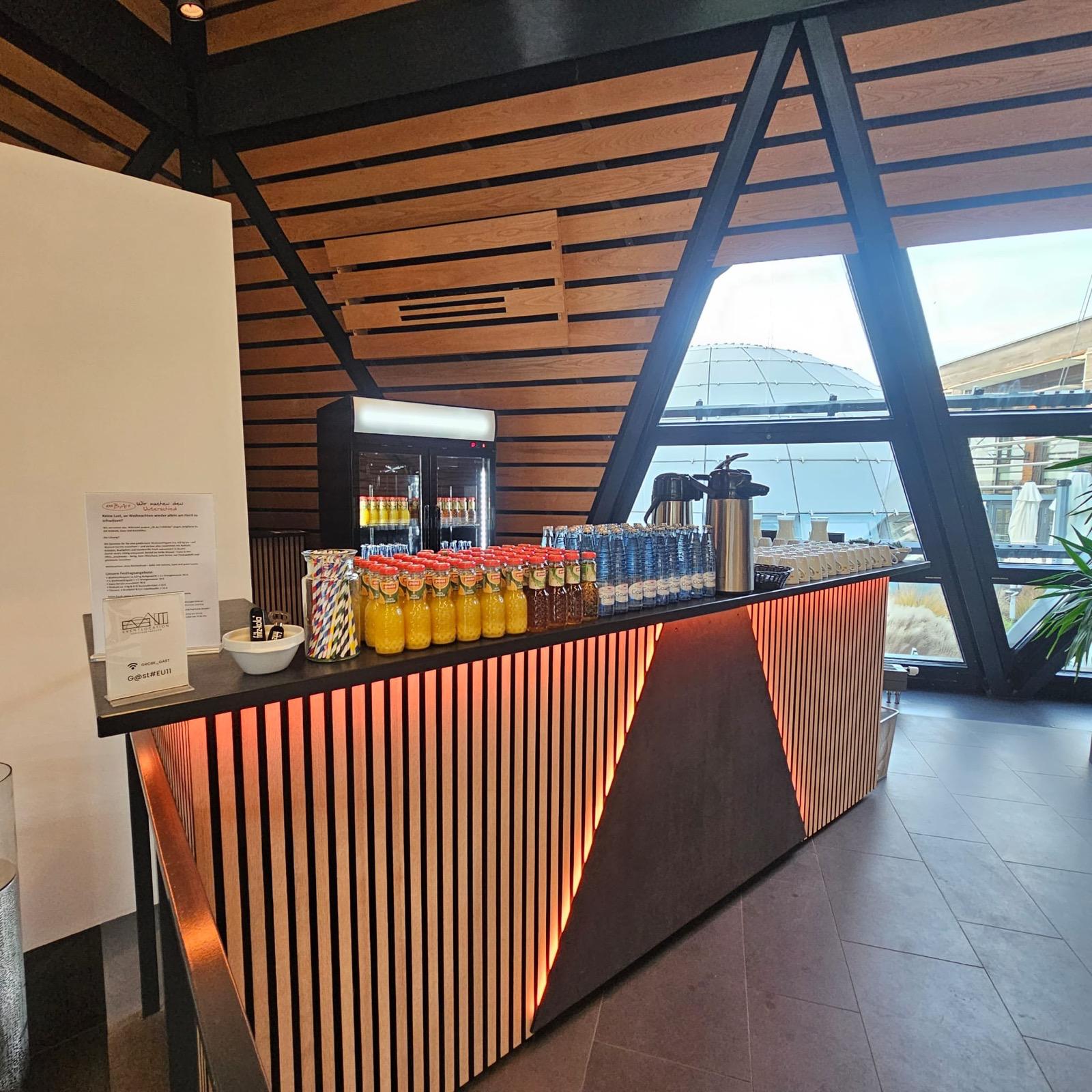 Dänischer Pavillon Bar-Setup